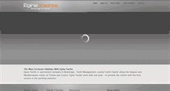 Desktop Screenshot of eginayachts.com